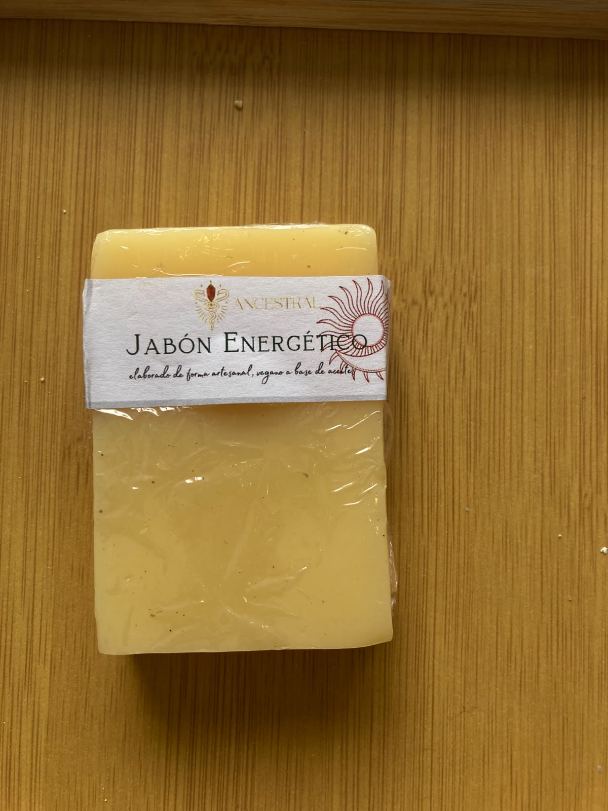 Jabón Energético de Miel