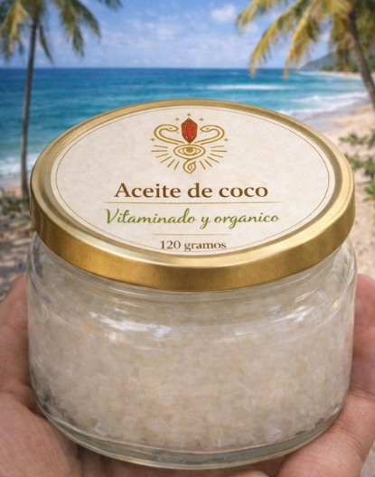 aceite de coco vitaminado