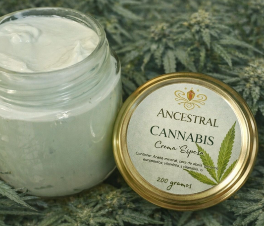 crema espesa facial cannabis